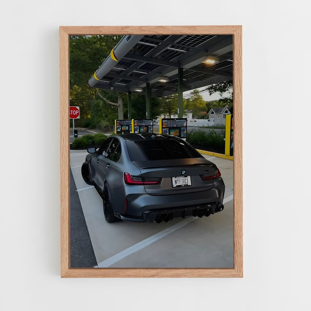 Poster V8 Power – affiche BMW (vue 4)